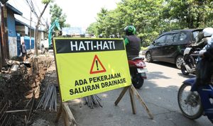 Pemkot Bandung Percepat Pengerjaan Drainase dan Trotoar Jelang Musim Hujan