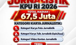 Pendaftaran Anugerah Jurnalistik KPU 2026 Resmi Dibuka, Angkat Tema “73 Tahun KPU RI Kawal Demokrasi Indonesia”